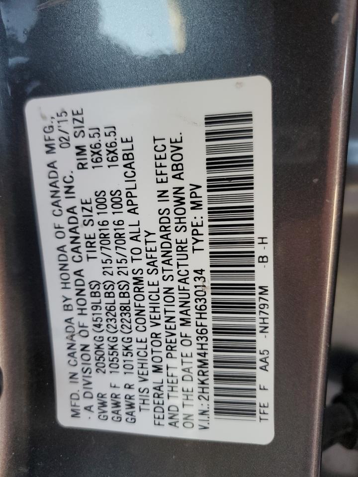 2HKRM4H36FH630134 2015 Honda Cr-V Lx