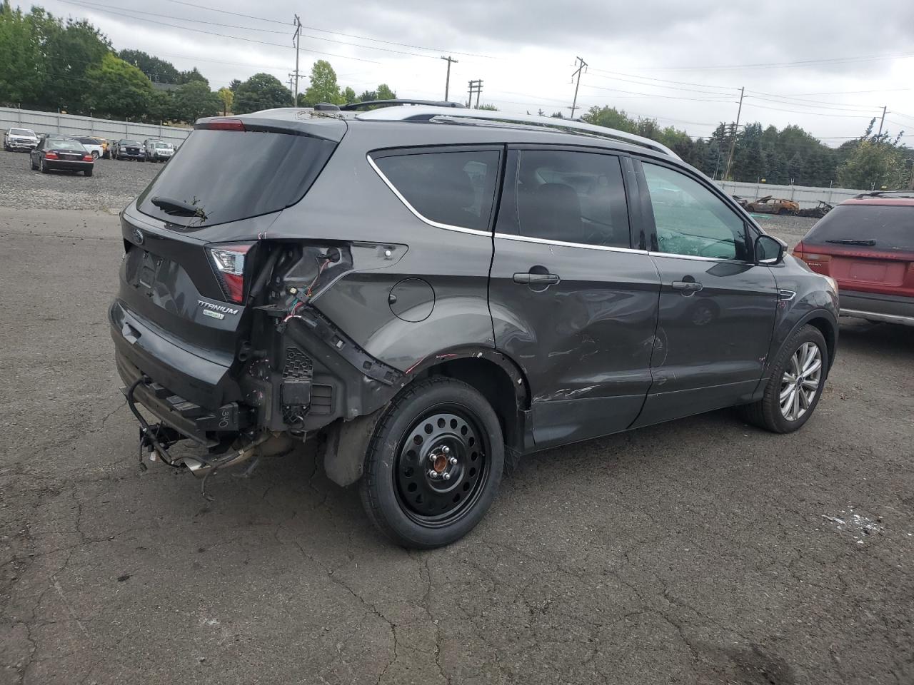 2017 Ford Escape Titanium VIN: 1FMCU0J96HUE23969 Lot: 71824494