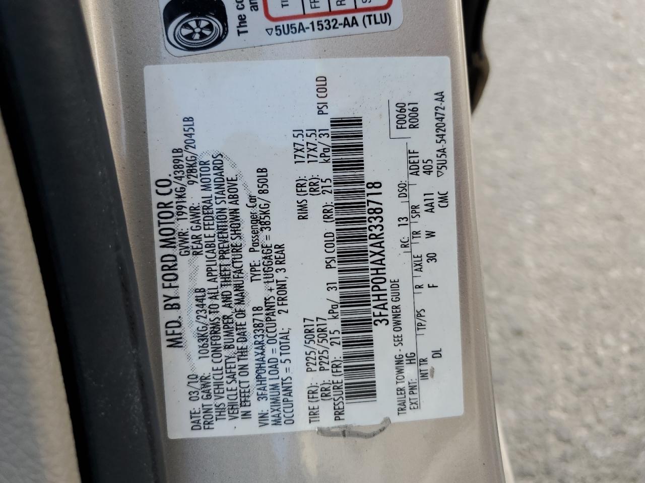 2010 Ford Fusion - Image 12