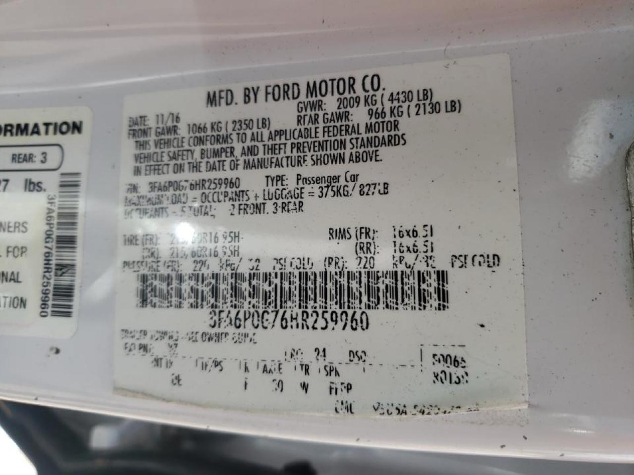 2017 Ford Fusion - Image 12