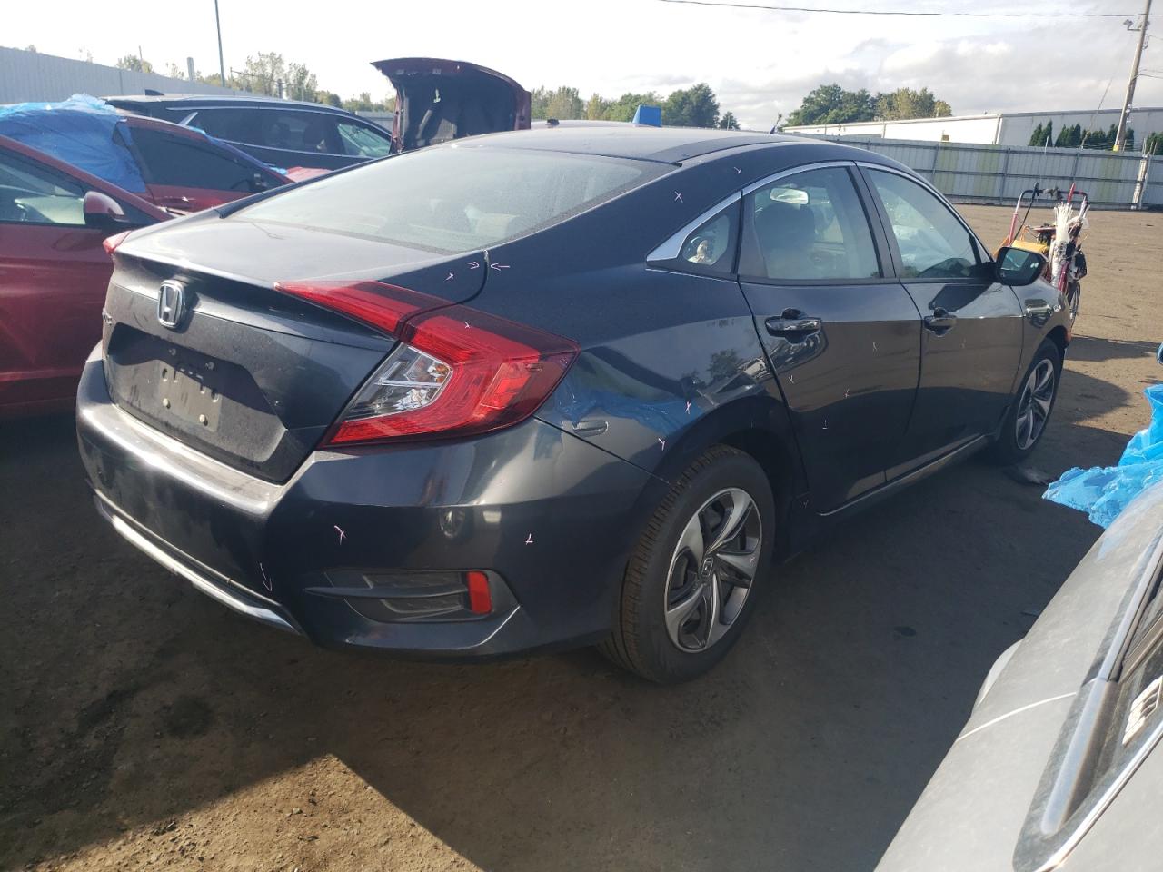 19XFC2F69KE215475 2019 Honda Civic Lx