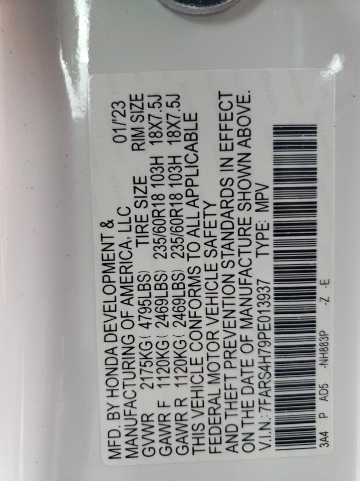 7FARS4H79PE013937 2023 Honda Cr-V Exl