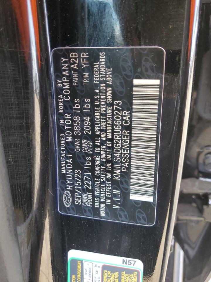 2024 Hyundai Elantra Sel VIN: KMHLS4DG2RU660273 Lot: 71082254