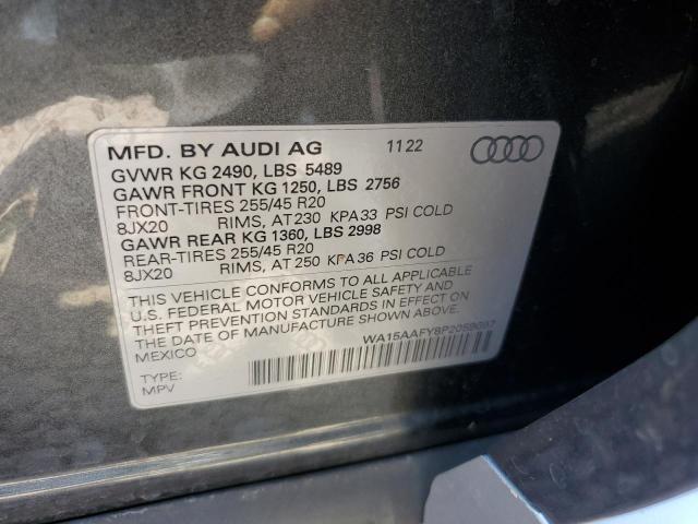 WA15AAFY8P2059697 Audi Q5 SPORTBA 12