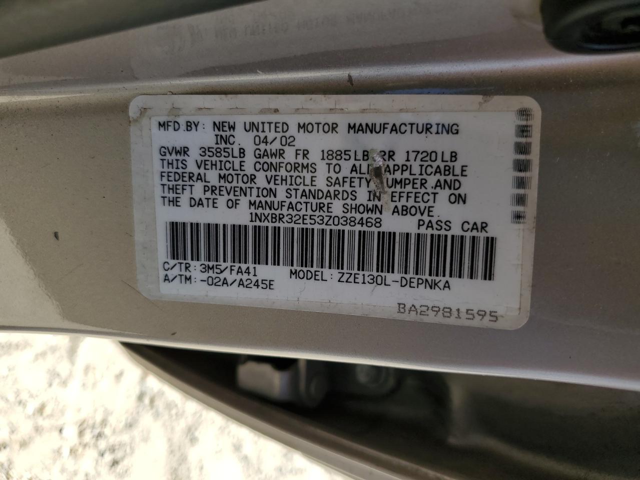 2003 Toyota Corolla - Image 14
