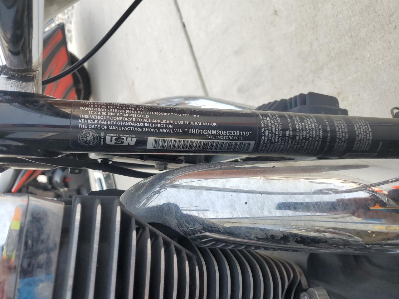 2014 Harley-Davidson Fxdl Dyna Low Rider VIN: 1HD1GNM20EC330119 Lot: 70872394