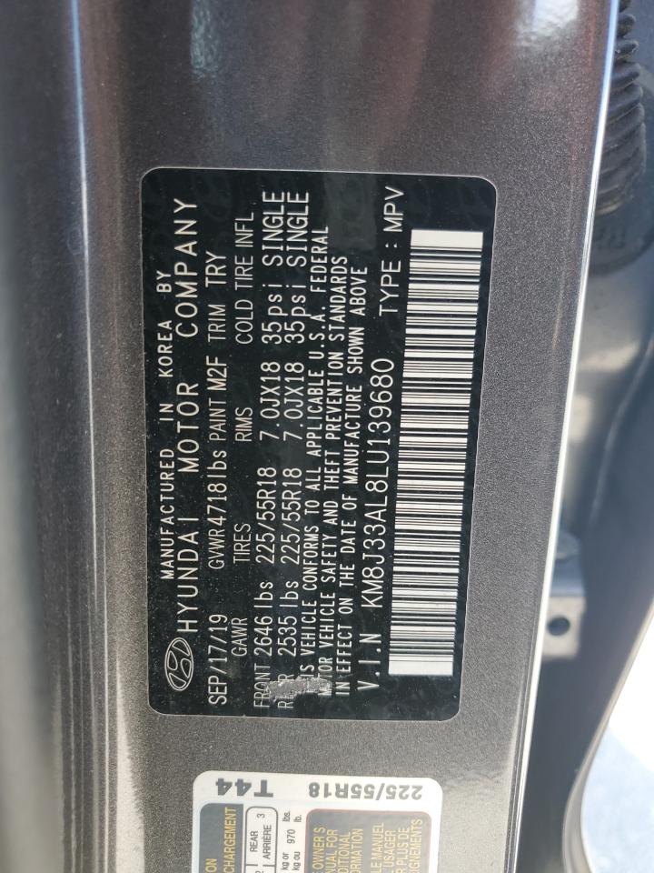 KM8J33AL8LU139680 2020 HYUNDAI TUCSON - Image 15