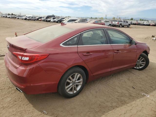  HYUNDAI SONATA 2015 Czerwony