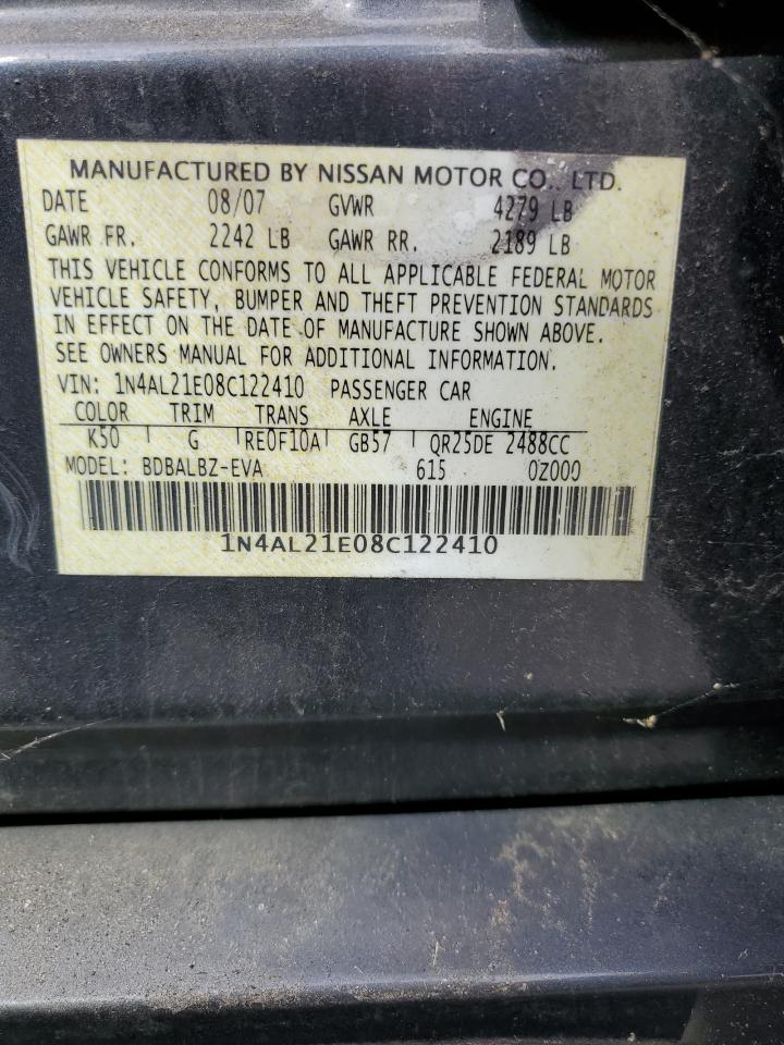 1N4AL21E08C122410 2008 Nissan Altima 2.5