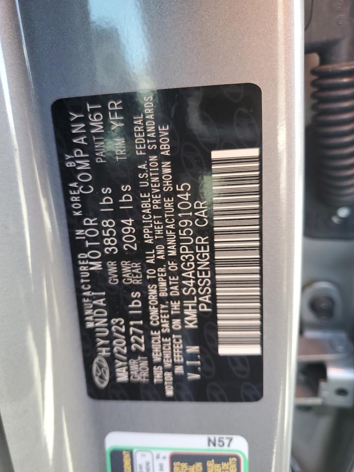 KMHLS4AG3PU591045 2023 Hyundai Elantra Sel