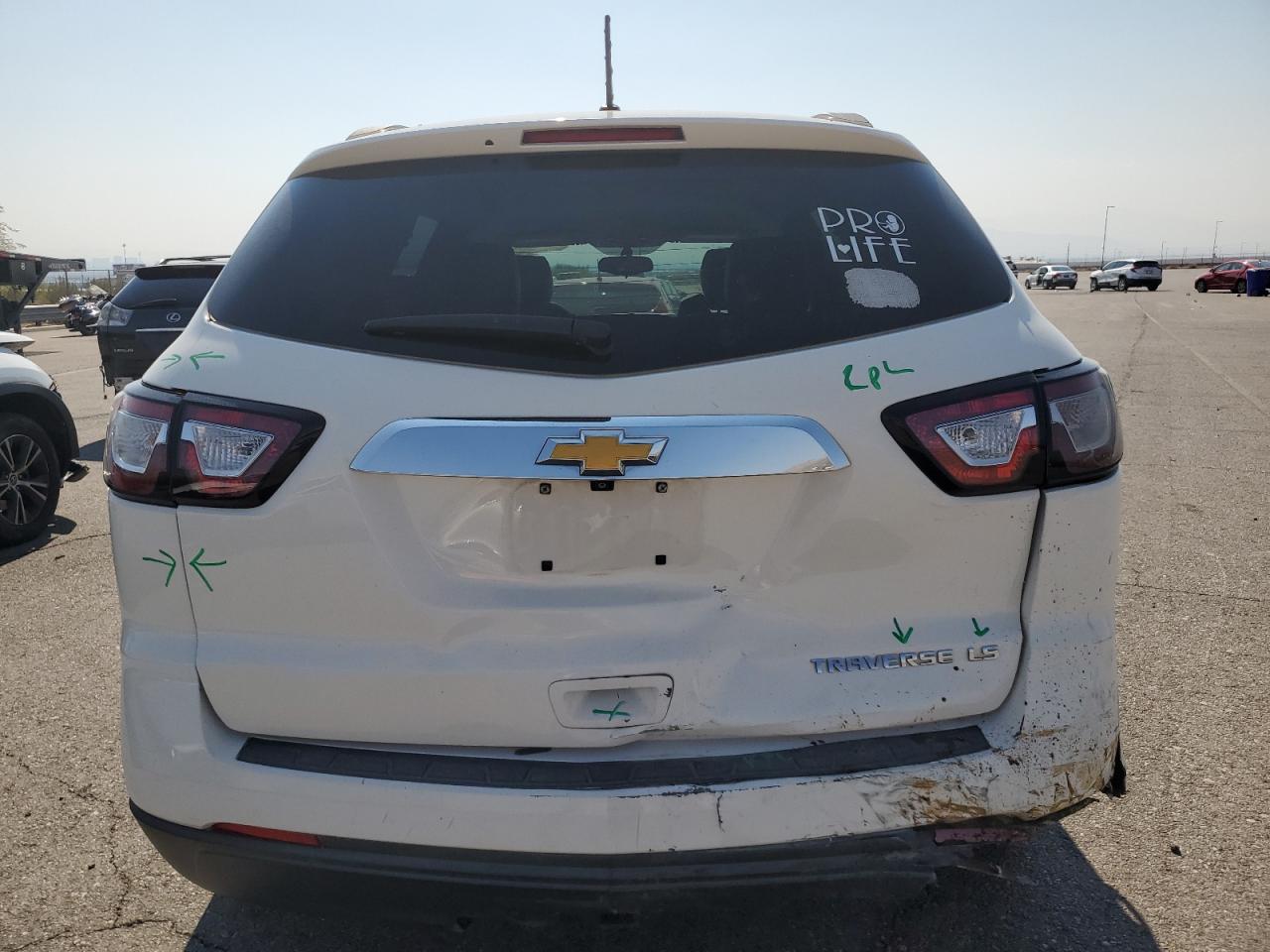 2014 Chevrolet Traverse Ls VIN: 1GNKRFED3EJ107467 Lot: 70669994