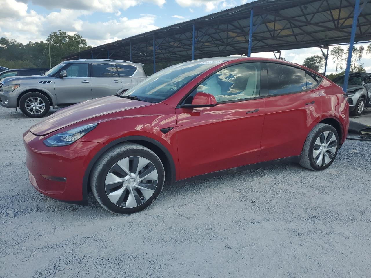 VIN 7SAYGDEE3NF432877 2022 TESLA MODEL Y no.1