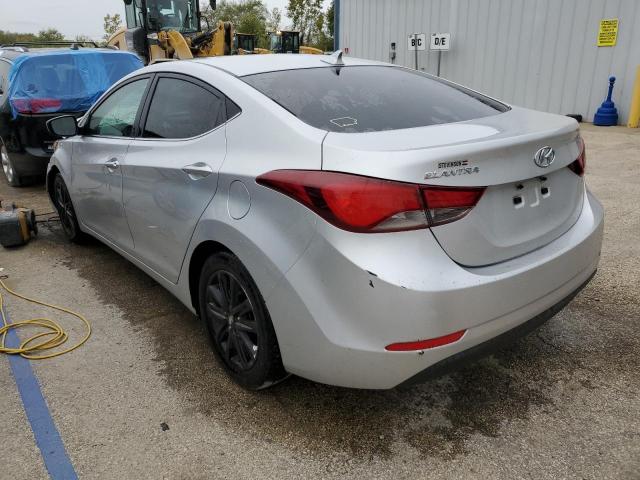  HYUNDAI ELANTRA 2015 Серебристый