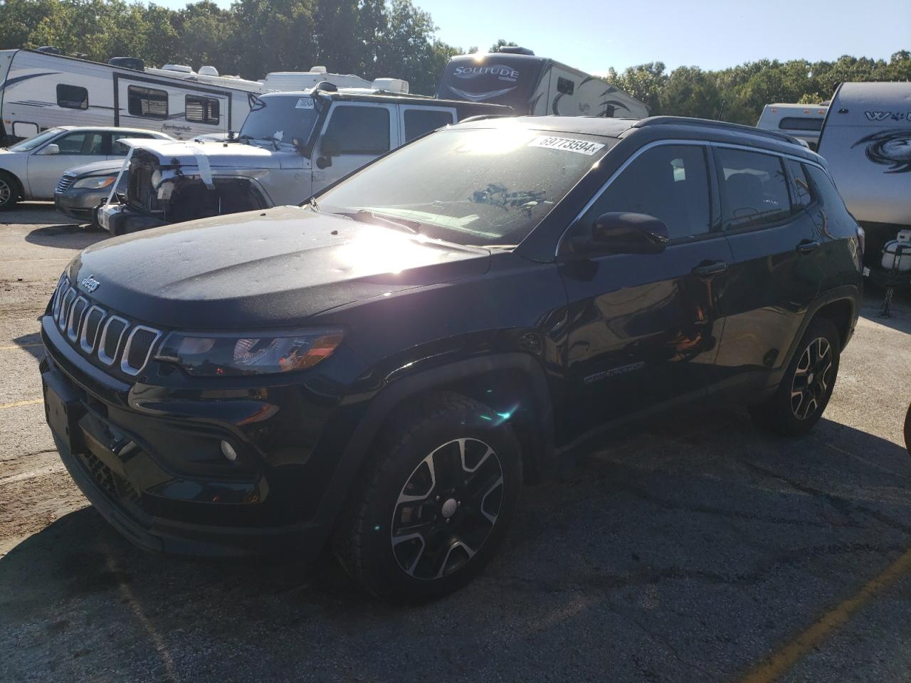 2022 Jeep Compass Latitude VIN: 3C4NJDBB8NT134676 Lot: 69773594