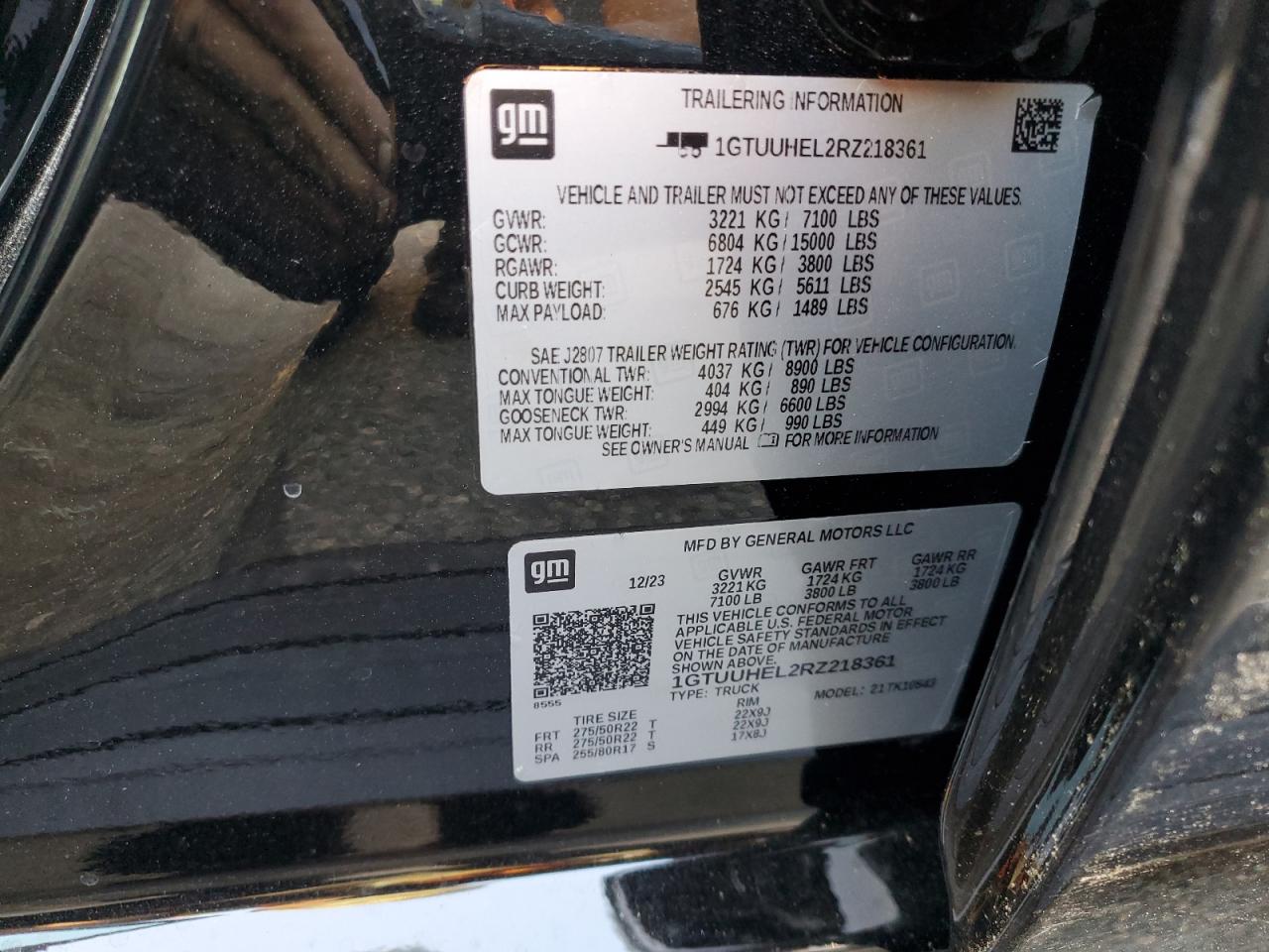 1GTUUHEL2RZ218361 2024 GMC Sierra K1500 Denali Ultimate