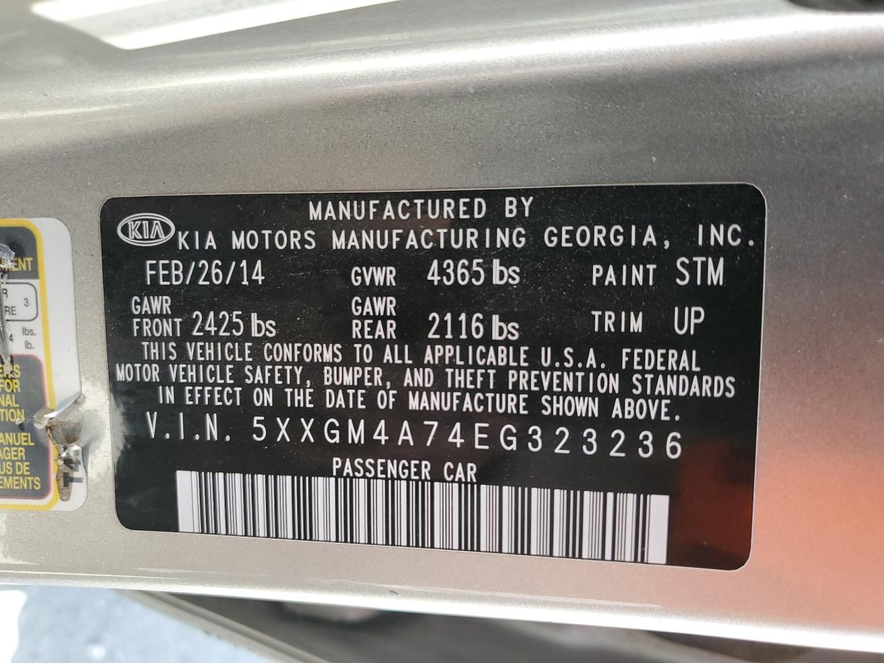 2014 Kia Optima - Image 12