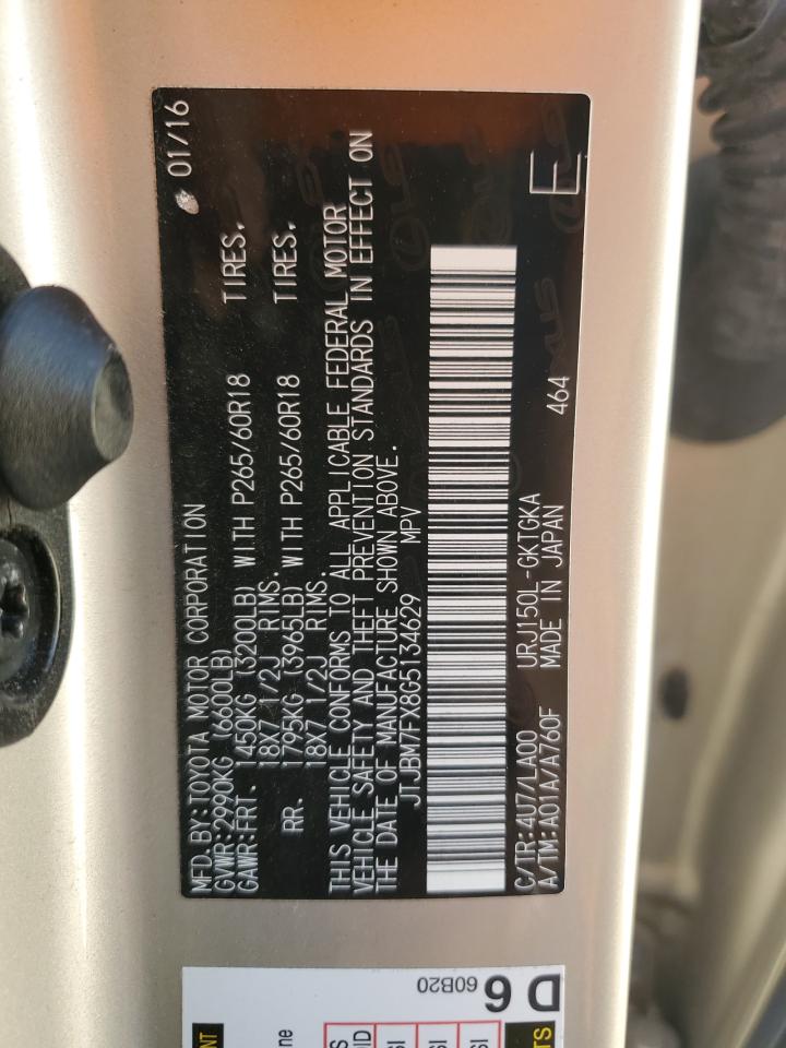 JTJBM7FX8G5134629 2016 Lexus Gx 460