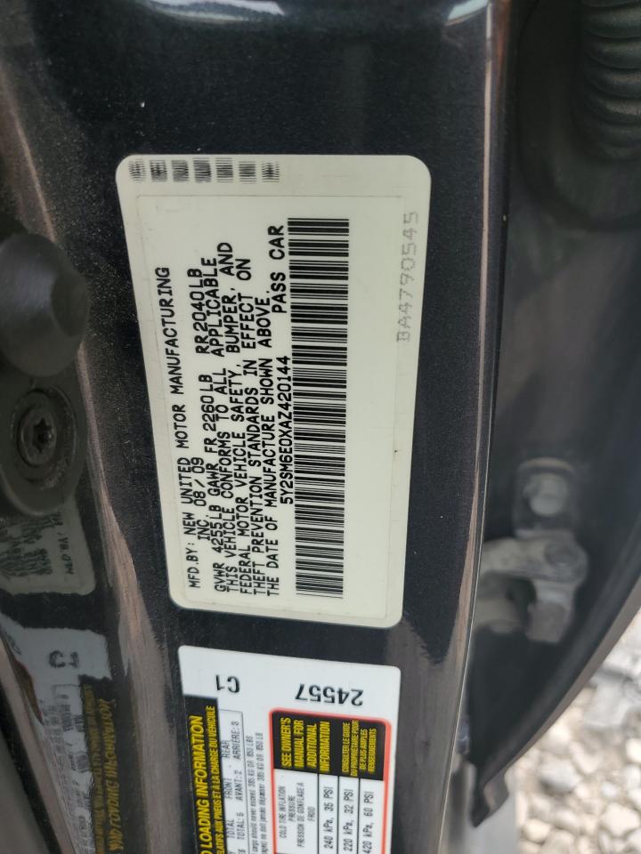 5Y2SM6E0XAZ420144 2010 Pontiac Vibe