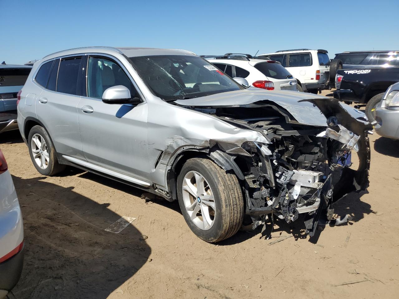 VIN 5UXTS1C09M9G01127 2021 BMW X3 no.4