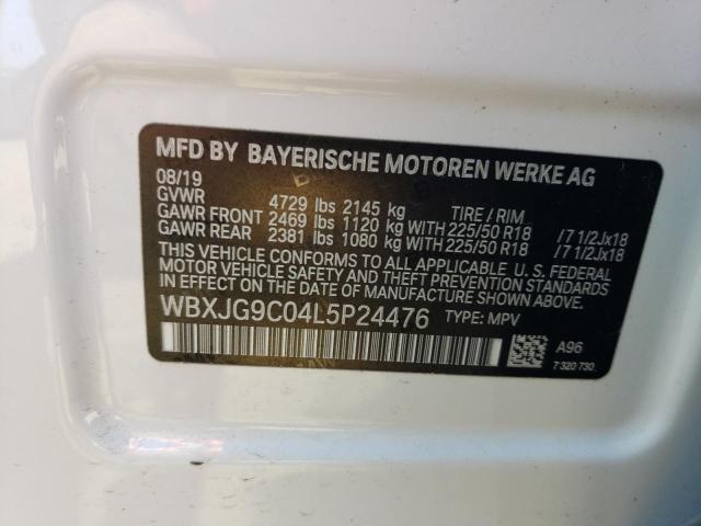 WBXJG9C04L5P24476 BMW X1 XDRIVE2 13