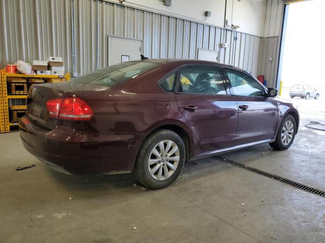 Седаны VOLKSWAGEN PASSAT 2014 Бордовый