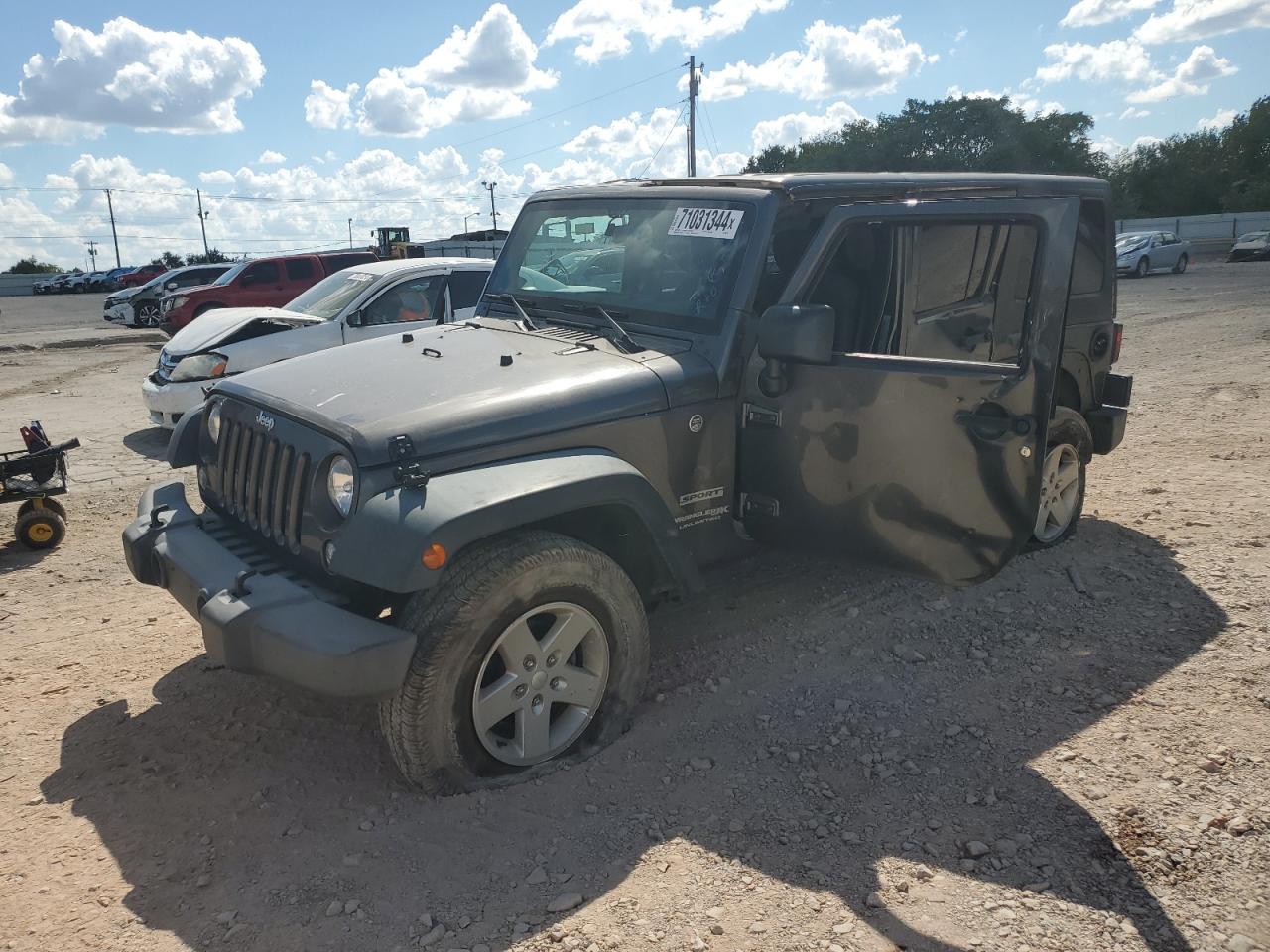 2018 Jeep Wrangler Unlimited Sport VIN: 1C4BJWDG9JL886772 Lot: 71031344