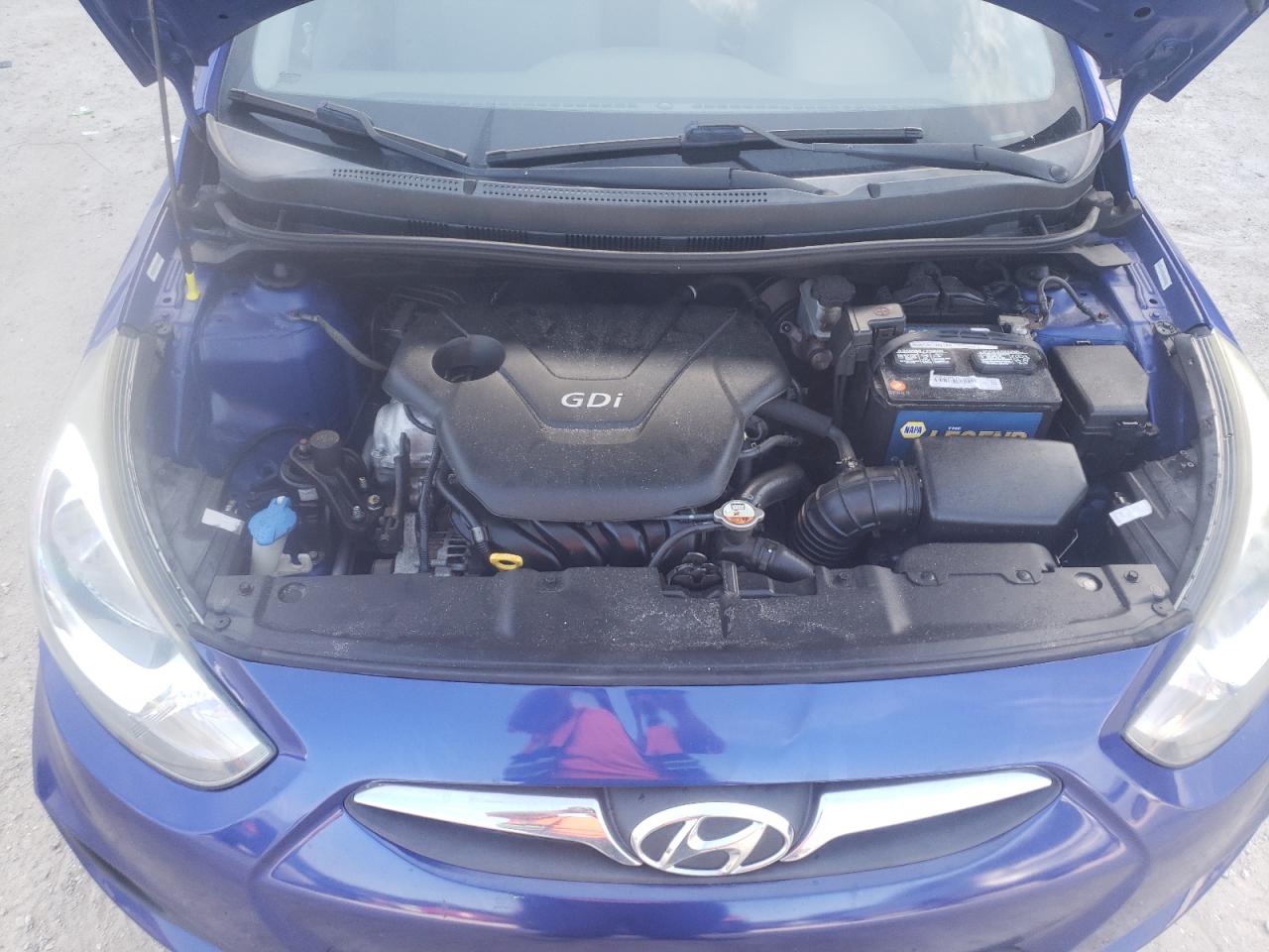 KMHCT4AEXDU501249 2013 Hyundai Accent Gls