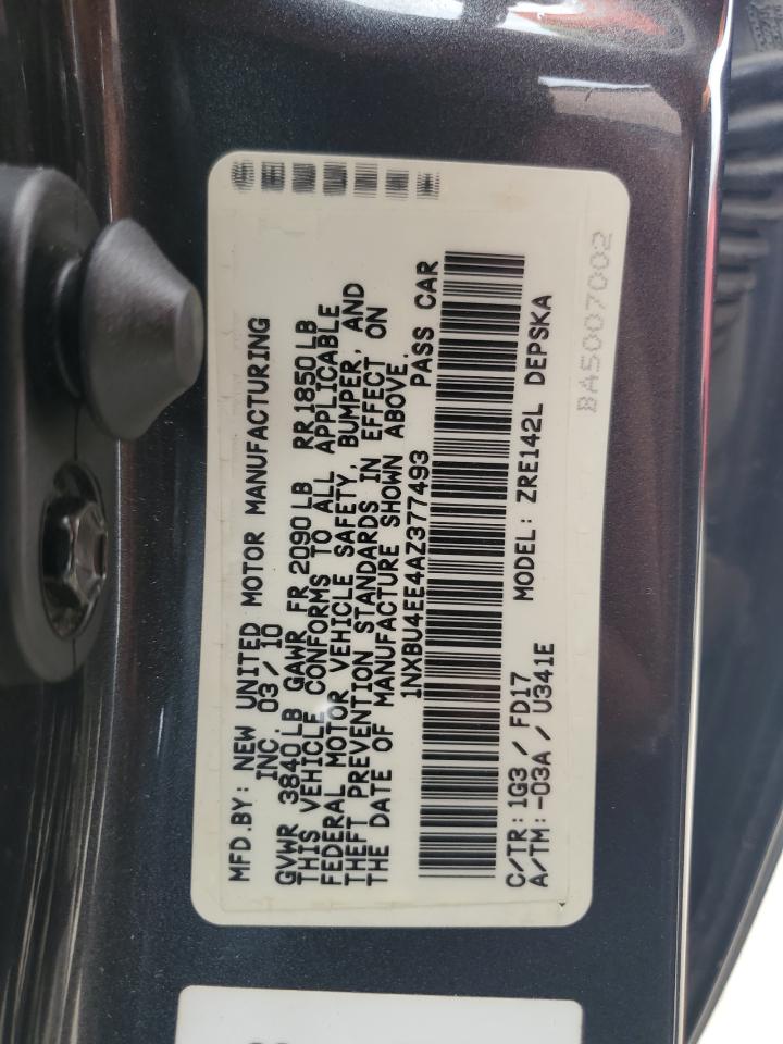 1NXBU4EE4AZ377493 2010 Toyota Corolla Base