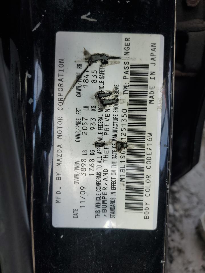 2010 Mazda 3 I VIN: JM1BL1SG3A1251350 Lot: 73392384