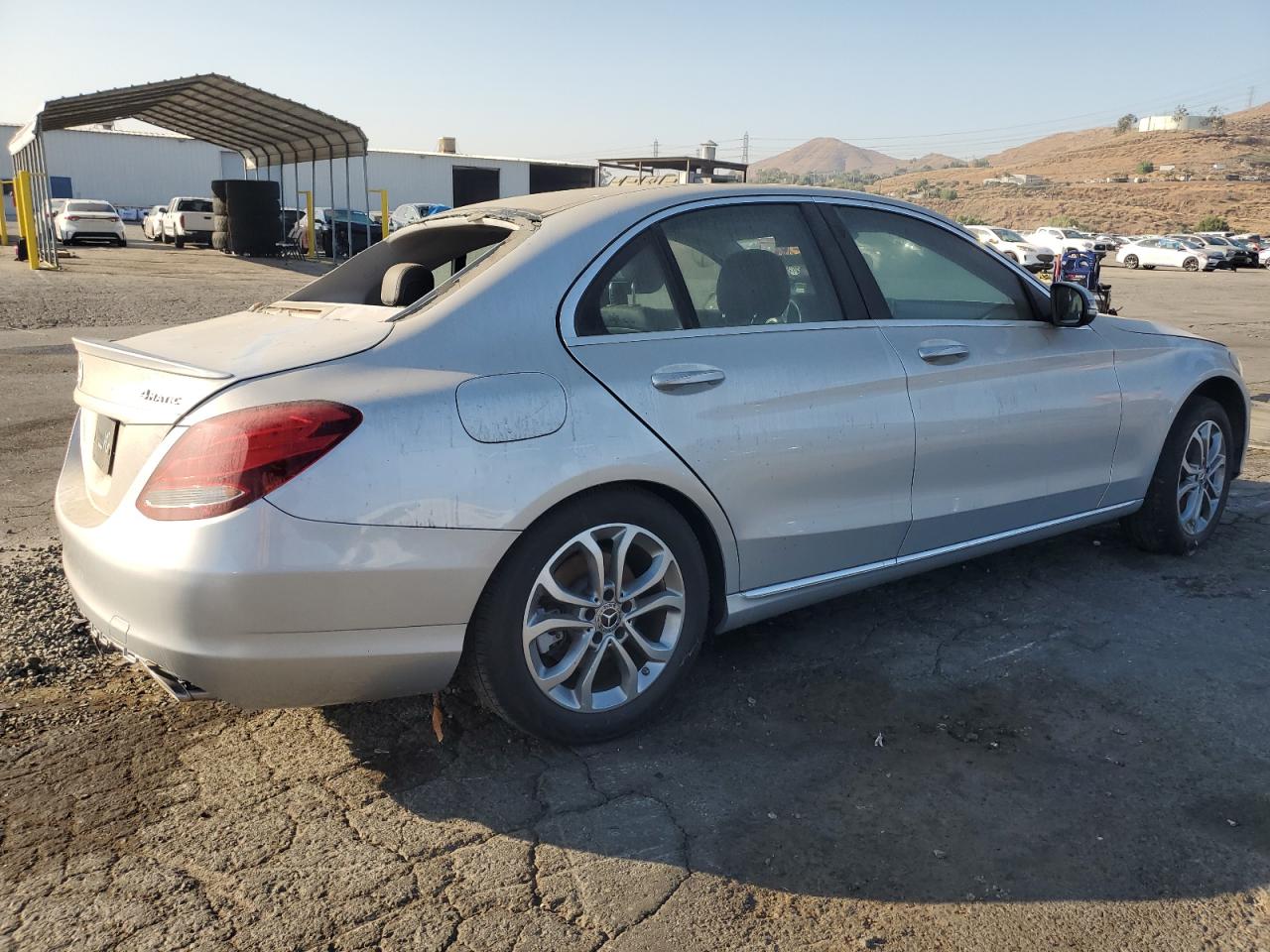 VIN WDDWF4KB3JR334542 2018 MERCEDES-BENZ C-CLASS no.3