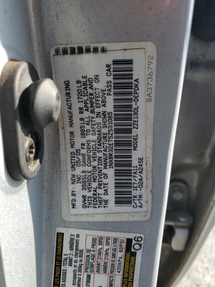 1NXBR32E75Z531085 2005 Toyota Corolla Ce