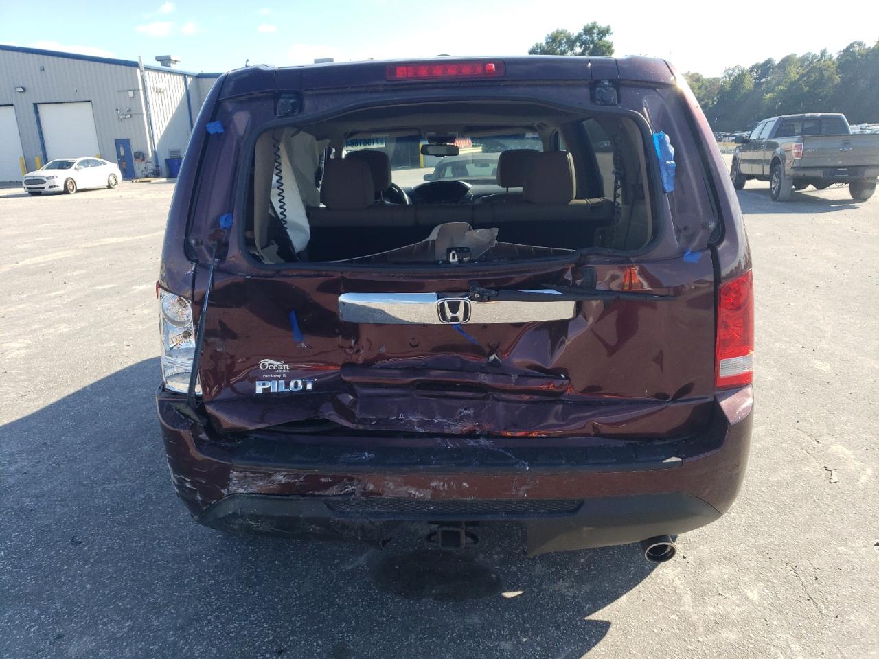 2012 Honda Pilot Exl VIN: 5FNYF3H5XCB015663 Lot: 71961684