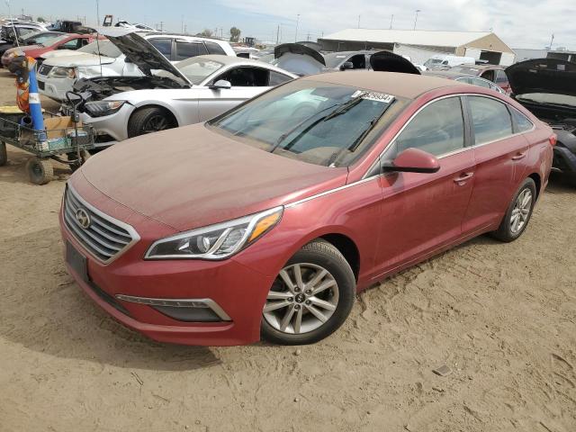  HYUNDAI SONATA 2015 Czerwony