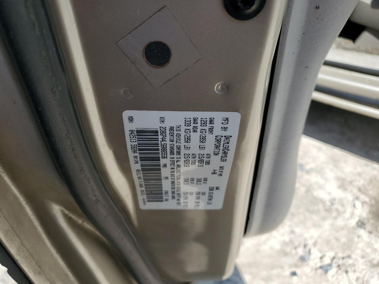 2006 Dodge Grand Caravan Sxt VIN: 2D8GP44L56R865536 Lot: 71797634