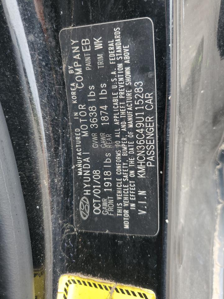 KMHCN36C49U115283 2009 Hyundai Accent Se