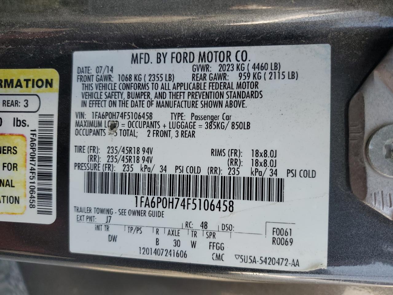 2015 Ford Fusion - Image 13