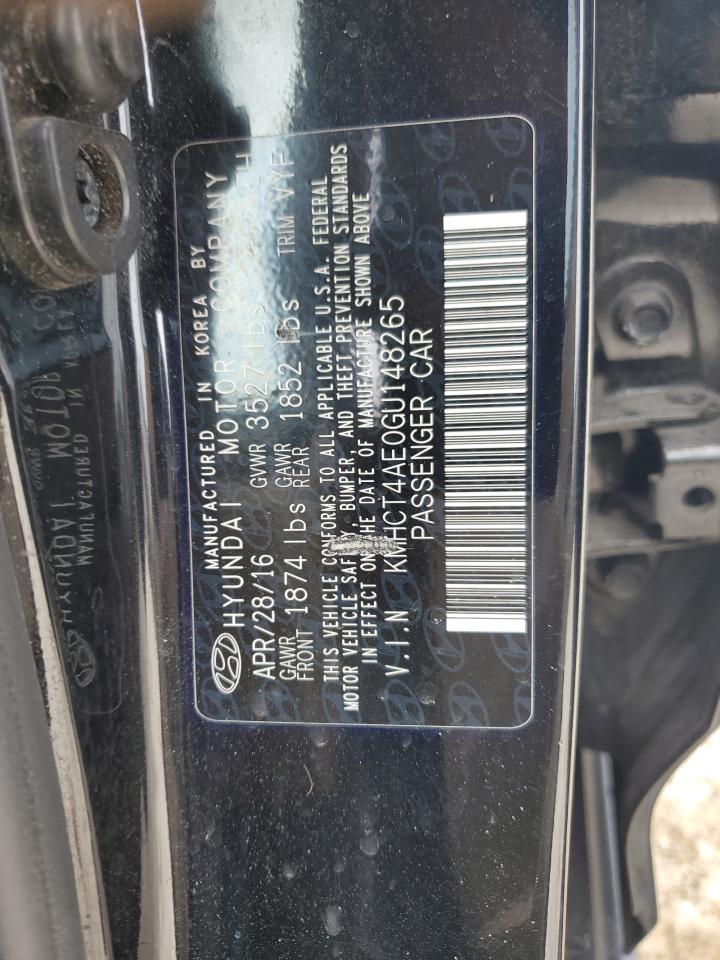 KMHCT4AE0GU148265 2016 HYUNDAI ACCENT - Image 14