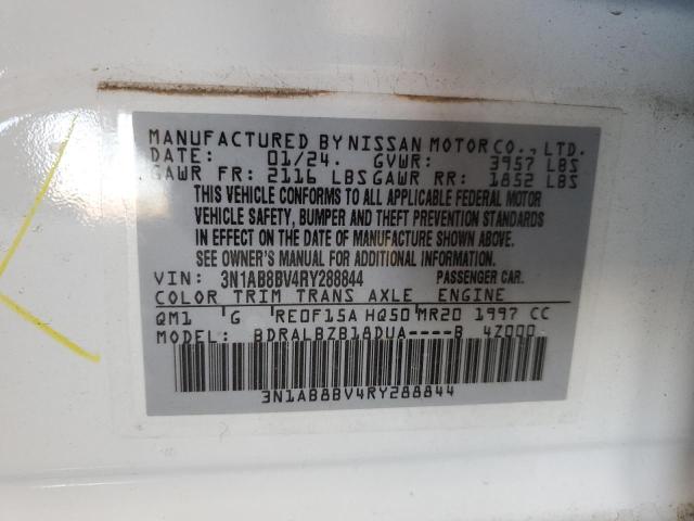 3N1AB8BV4RY288844 Nissan Sentra S 12