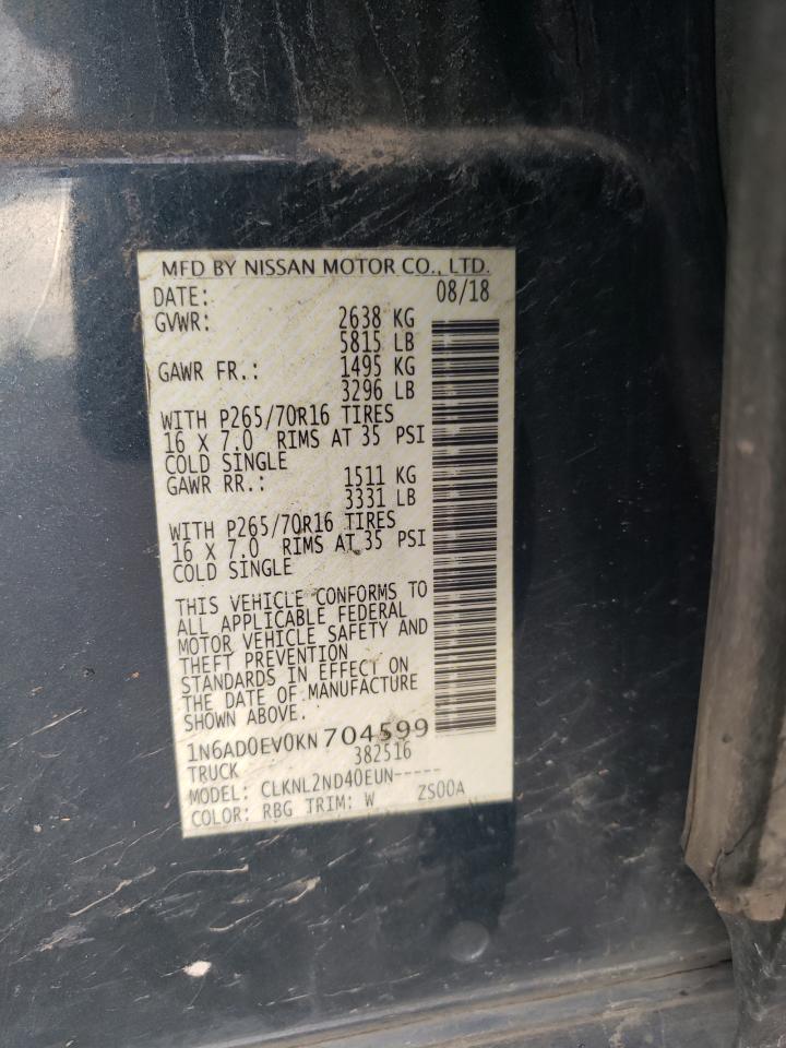 1N6AD0EV0KN704599 2019 NISSAN NAVARA - Image 14