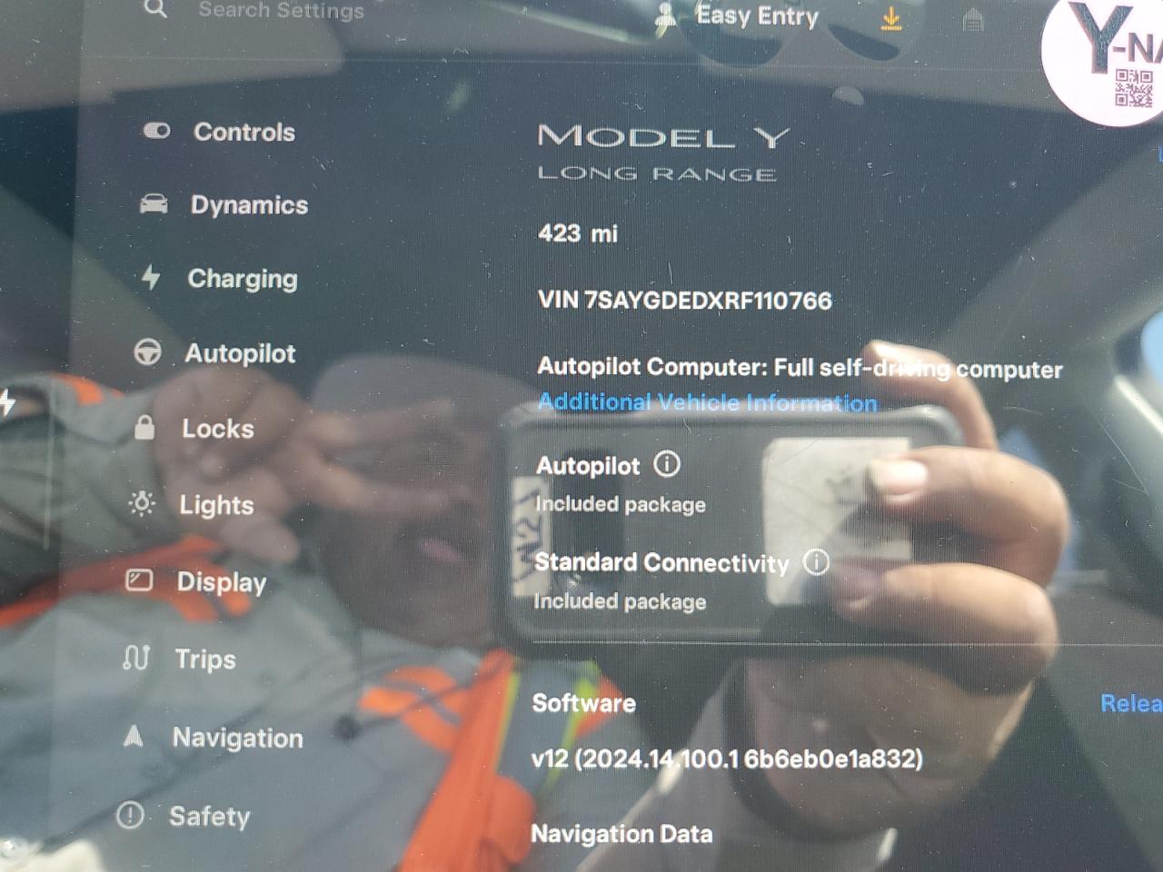 7SAYGDEDXRF110766 2024 Tesla Model Y