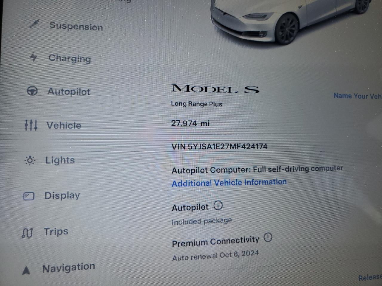 5YJSA1E27MF424174 2021 Tesla Model S