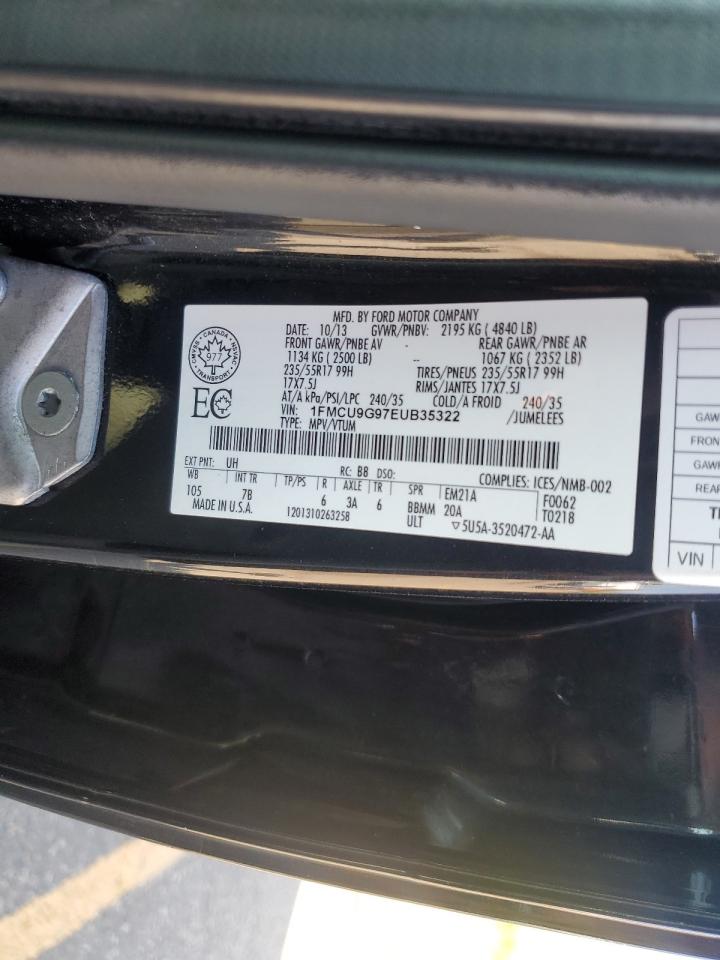 1FMCU9G97EUB35322 2014 Ford Escape Se