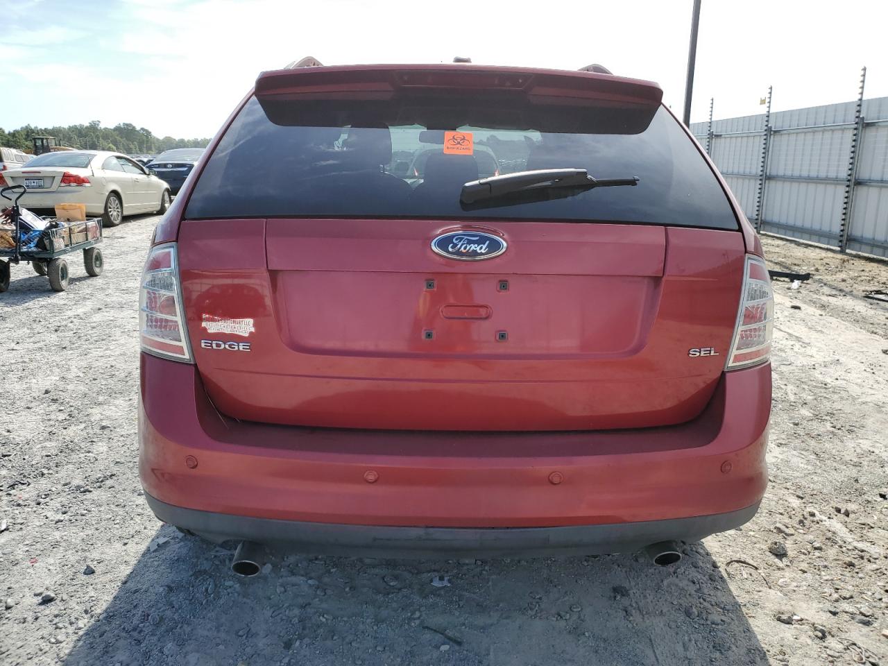 2007 Ford Edge Sel VIN: 2FMDK38C87BA48720 Lot: 70406244