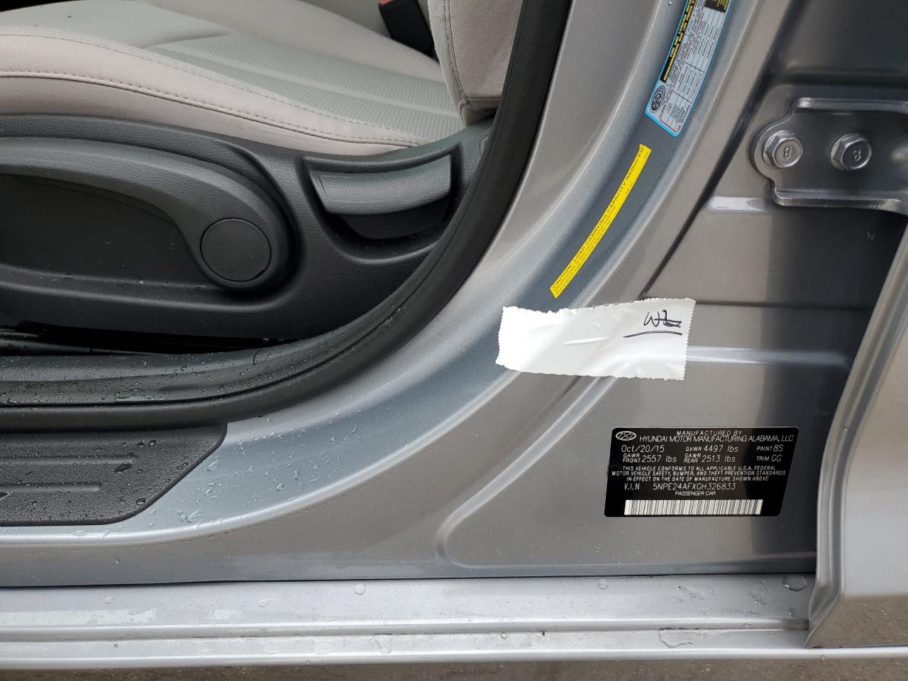 2016 Hyundai Sonata Se VIN: 5NPE24AFXGH326833 Lot: 73780734