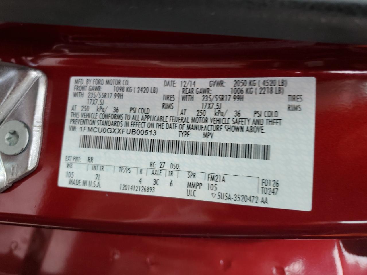 2015 Ford Escape - Image 14
