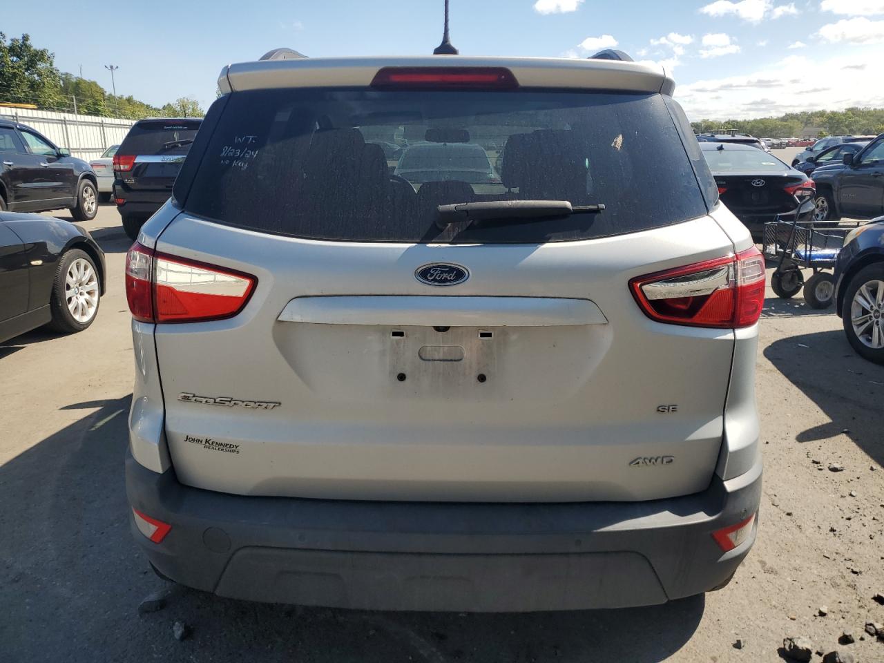 2019 Ford Ecosport Se VIN: MAJ6S3GLXKC288171 Lot: 70018394