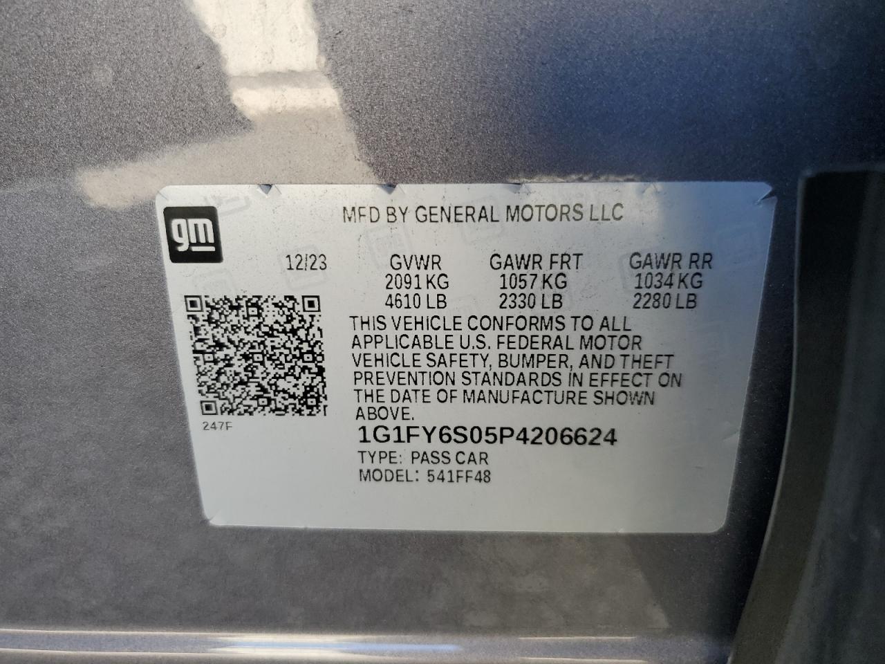 1G1FY6S05P4206624 2023 Chevrolet Bolt Euv Lt