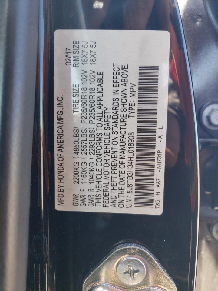 5J8TB3H34HL018908 2017 Acura Rdx