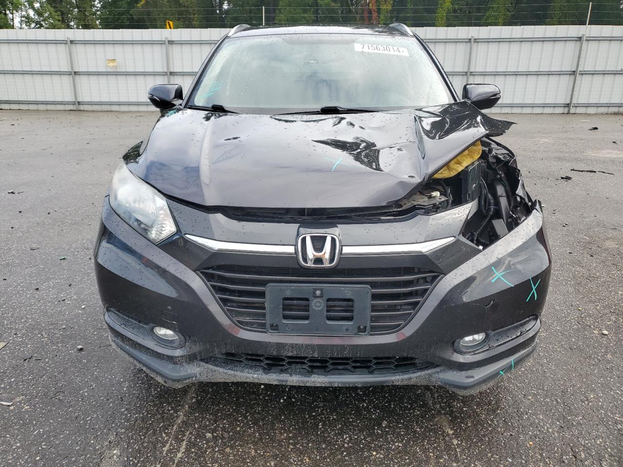 2016 Honda Hr-V Exl VIN: 3CZRU6H70GM727575 Lot: 71563014