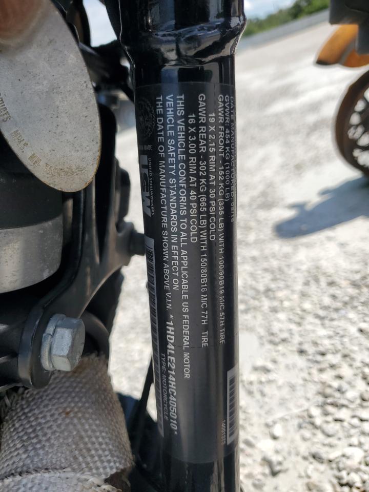 2017 Harley-Davidson Xl883 Iron 883 VIN: 1HD4LE214HC405010 Lot: 73828774